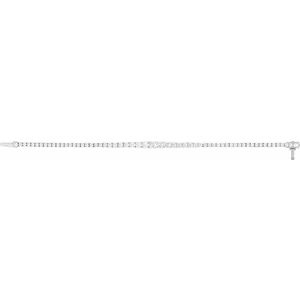 14K White 6 CTW Lab-Grown Diamond Line 7" Bracelet-Lab-Grown Diamond-Lab-Grown Diamond