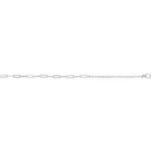 14K White 1 CTW Natural Diamond Line 7 1/2" Bracelet-Natural Diamond-Natural Diamond