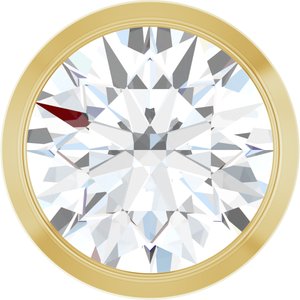 14K Yellow 3/4 CT Lab-Grown Diamond Slide Pendant-Lab-Grown Diamond-6Mm :: 3/4 Ct