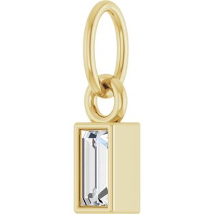14K Yellow 1/10 CT Natural Diamond 16-18" Necklace-Natural Diamond-4 X 2Mm :: 1/10 Ct
