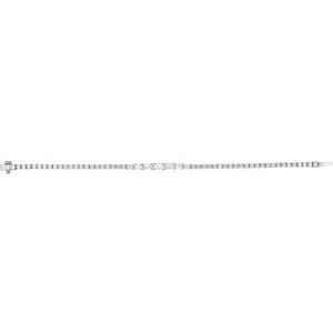 14K White 4 5/8 CTW Lab-Grown Diamond Line 7" Bracelet-Lab-Grown Diamond-Lab-Grown Diamond