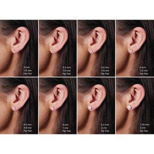 14K White 1 1/4 CTW Lab-Grown Diamond Earrings-Pair-5.5Mm :: 1 1/4 Ctw