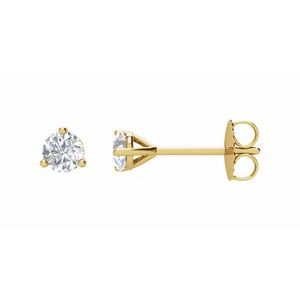 14K Yellow 1/4 CTW Natural Diamond Stud Earrings-Pair-3.2Mm :: 1/4 Ctw