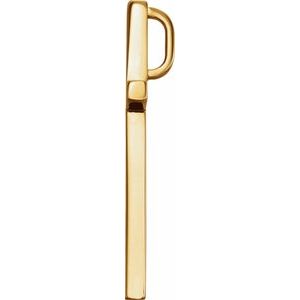14K Yellow 25.7x15.7 mm Cross Pendant-Polished