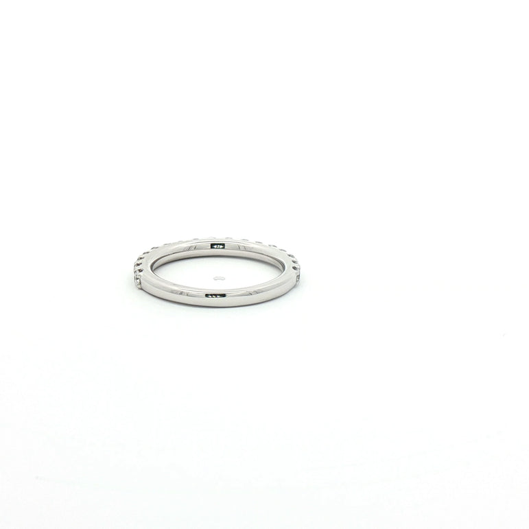 White Gold Eternity Ring with Round Brilliant Diamonds