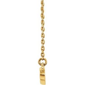 14K Yellow 1/3 CTW Lab-Grown Diamond Bar 16-18" Necklace-Lab-Grown Diamond-2.5Mm :: 1/3 Ctw