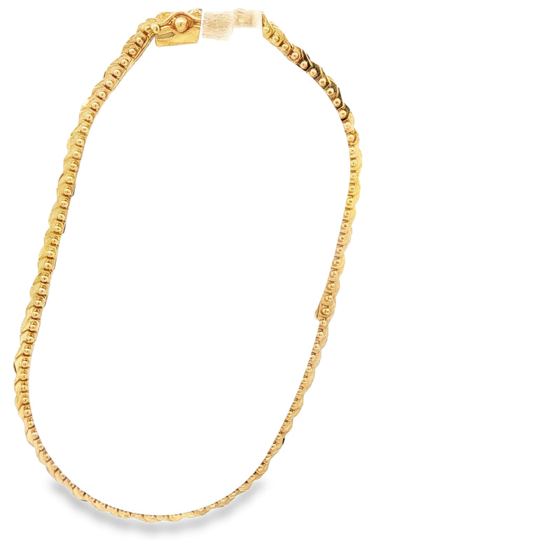 Polished 14kt Yellow Gold Multi Link Chain Bracelet