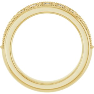 14K Yellow 3/4 CTW Lab-Grown Diamond Anniversary Band-Round