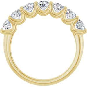 14K Yellow 1 1/3 CTW Lab-Grown Diamond Anniversary Band-Round