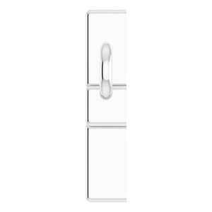 Sterling Silver 12x5.9 mm Sideways Cross 16-18" Necklace-16-18 In-Polished