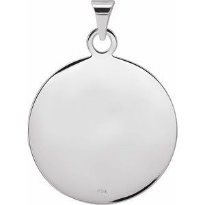 Sterling Silver 23 mm Cross Pendant-Polished