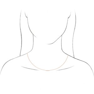 14K White 1/4 CT Lab-Grown Diamond 16-18" Necklace-Lab-Grown Diamond-6 X 3Mm :: 1/4 Ct