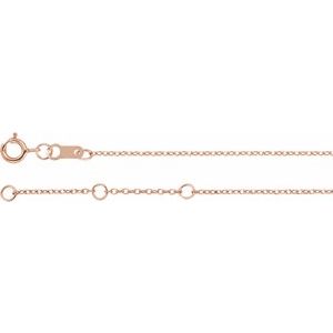 14K Rose 1/10 CT Natural Diamond 6 1/2-7 1/2" Bracelet-Natural Diamond-Round
