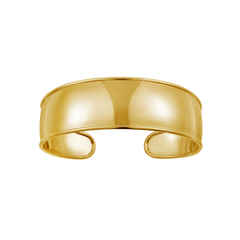 14K Gold Classic Designer Cuff-Yellow