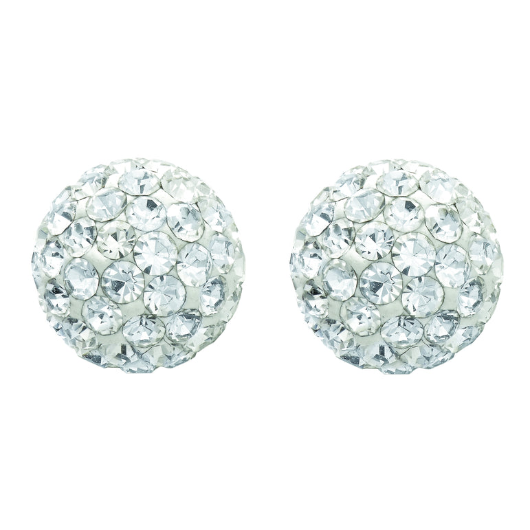 14K Gold Crystal Drop Earring-Yellow | Push Back