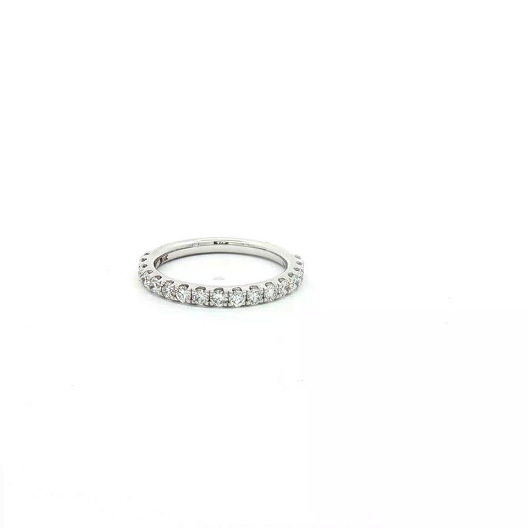 White Gold Eternity Ring with Round Brilliant Diamonds