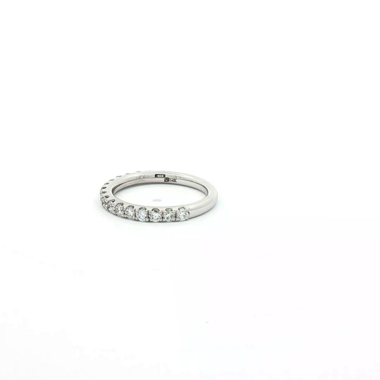 White Gold Eternity Ring with Round Brilliant Diamonds