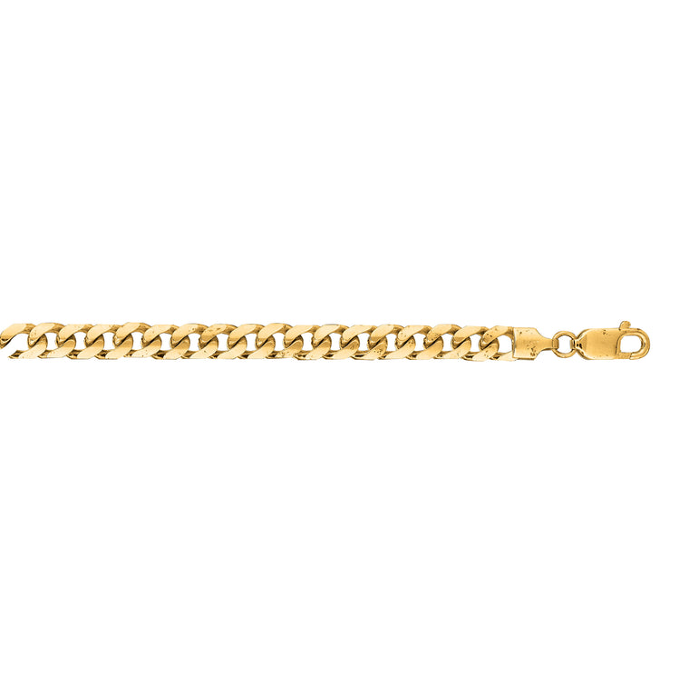 14K Gold 6mm Miami Cuban-Yellow | Lobster