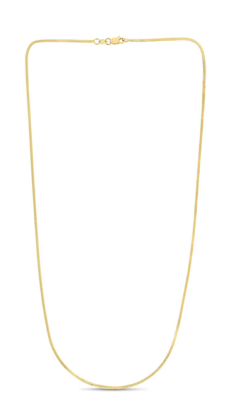 14K Gold 1.1mm Milano Chain -Yellow | Lobster