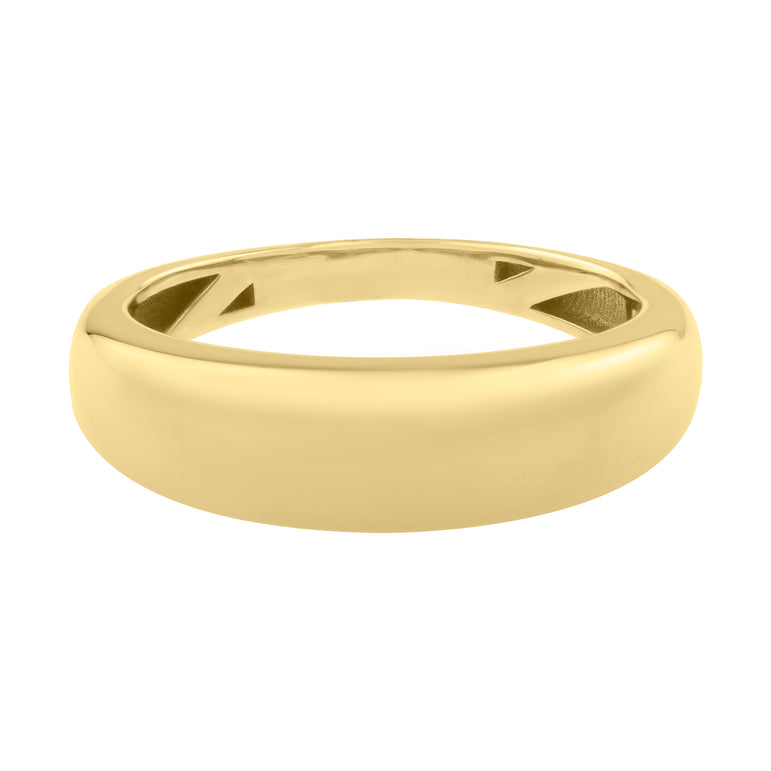 14K Dome Ring-Yellow