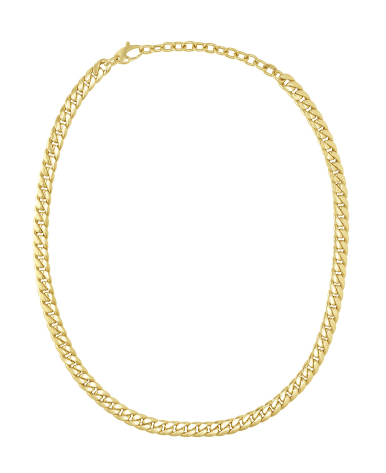 14K Gold Classic Cuban Link-Yellow | Lobster