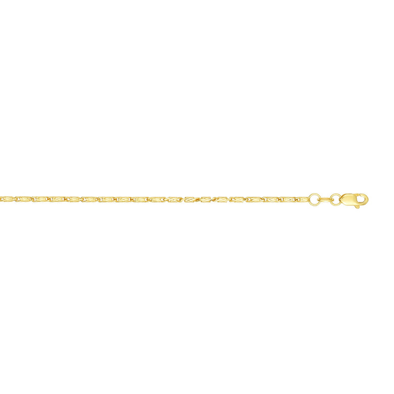 14K Gold 1.5mm Lumina Chain -Yellow | Lobster