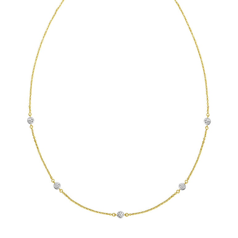 14K Diamon'Oro BTY Necklace-Two-tone | Lobster