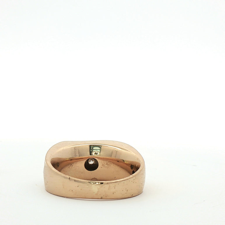 Men's 14Kt 1Ct total weight band