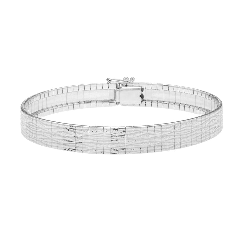 14K Glacier Bracelet-White | Box with Figure 8