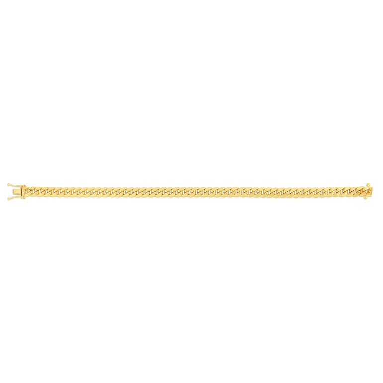 10K Gold 2.6mm Miami Cuban Chain -Yellow | Lobster