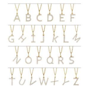14K Yellow 1/4 CTW Lab-Grown Diamond Initial D 16-18" Necklace-Lab-Grown Diamond-Round