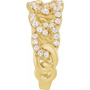 14K Yellow 1 CTW Lab-Grown Diamond Ring-Round-2.1 Mm