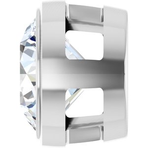 14K White 1 CT Natural Diamond Slide Pendant-Natural Diamond-6.5Mm :: 1 Ct