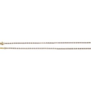 14K Yellow 11 3/4 CTW Lab-Grown Diamond Line 16" Necklace-Lab-Grown Diamond-3 X 2.1Mm :: 11 3/4 Ctw