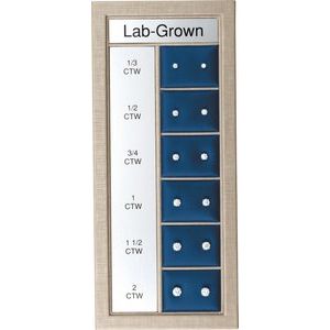 14K White 1/3-2 CTW Lab-Grown Diamond 4-Prong Stud Selling System-Lab-Grown Diamond-1/3-2 Ctw