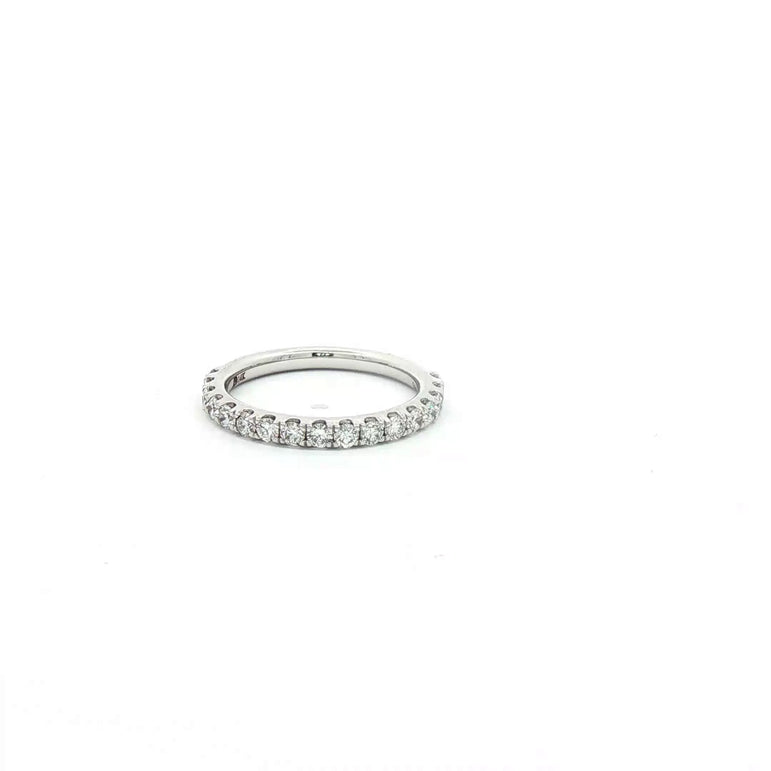 White Gold Eternity Ring with Round Brilliant Diamonds