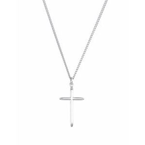 Sterling Silver 25.7x14 mm Cross 18" Necklace-Polished-Cross Necklace