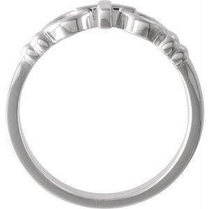 Sterling Silver Joined By Christ™ Ring