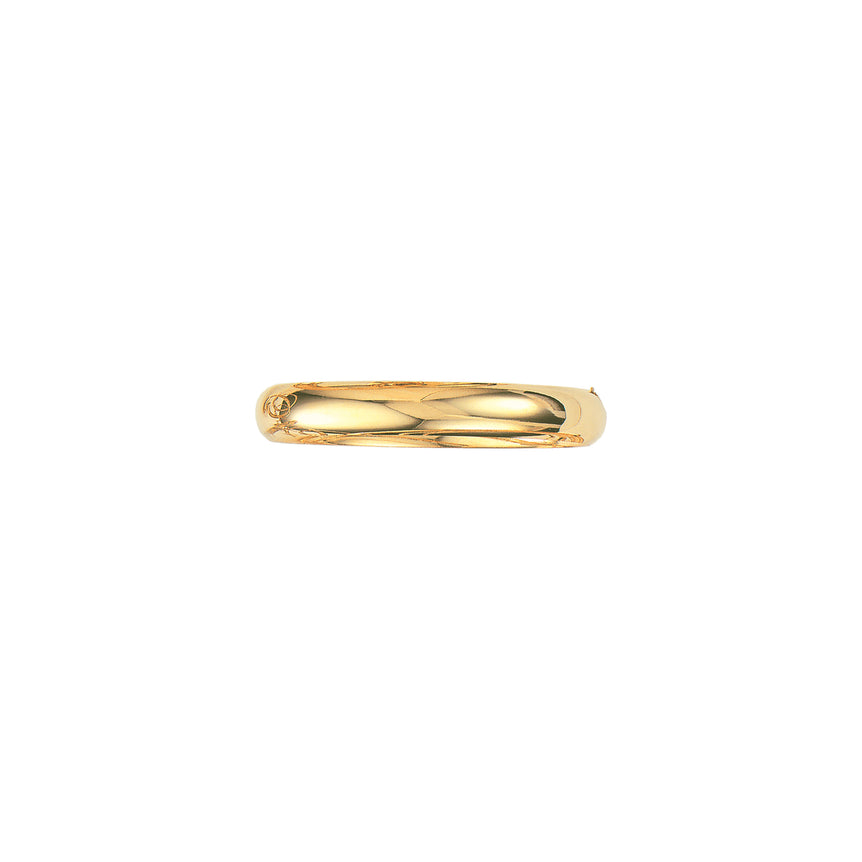 14K Gold 10mm Polished Bangle-Yellow | Box