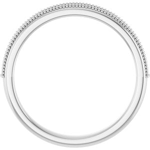 14K White 1/5 CTW Natural Diamond Anniversary Band 19 round stones-Round