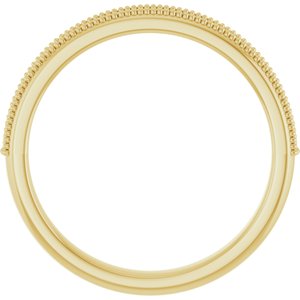 14K Yellow 1/5 CTW Lab-Grown Diamond Anniversary Band 17 round lab grown full cut stones-Round