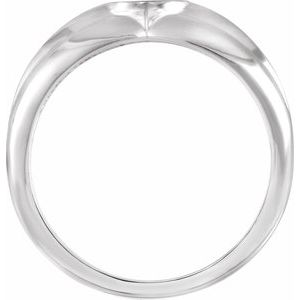 Sterling Silver Cross Anchor Ring