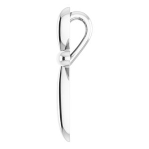 Sterling Silver 17x13 mm Cross 16-18" Necklace-16-18 In-Polished