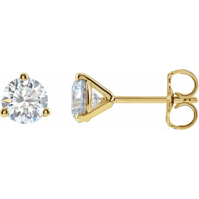 14K White 1/5 CTW Natural Diamond Stud Earrings