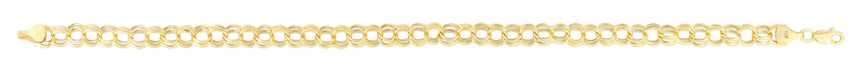 14K Gold Large Charm Bracelet-Yellow | Lobster