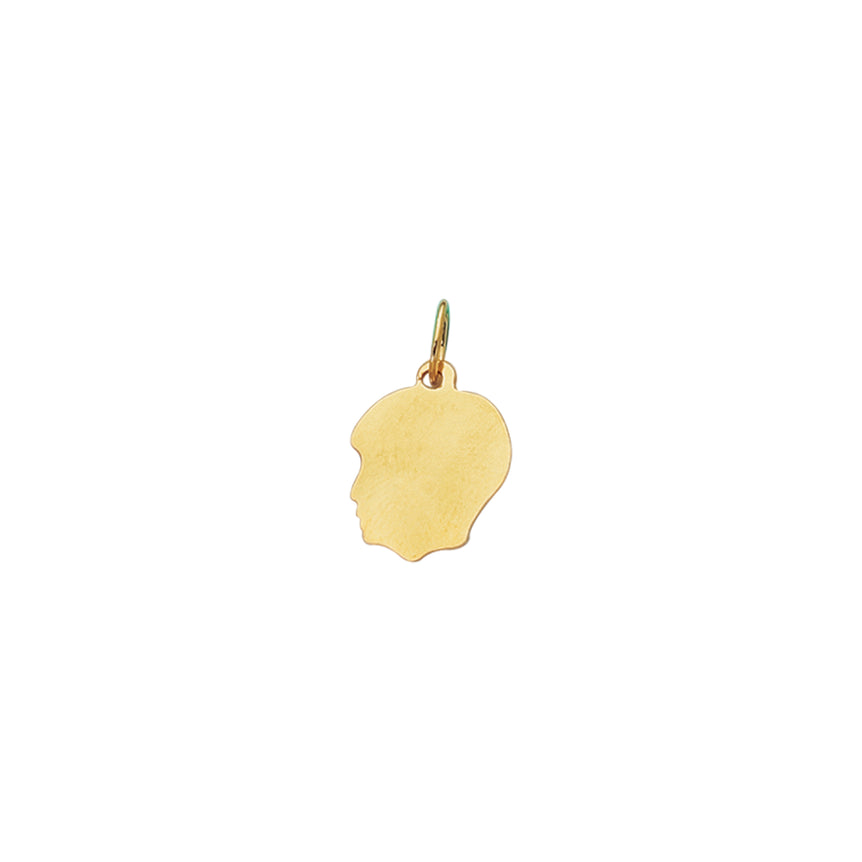 14K Gold Small Boy Charm-Yellow