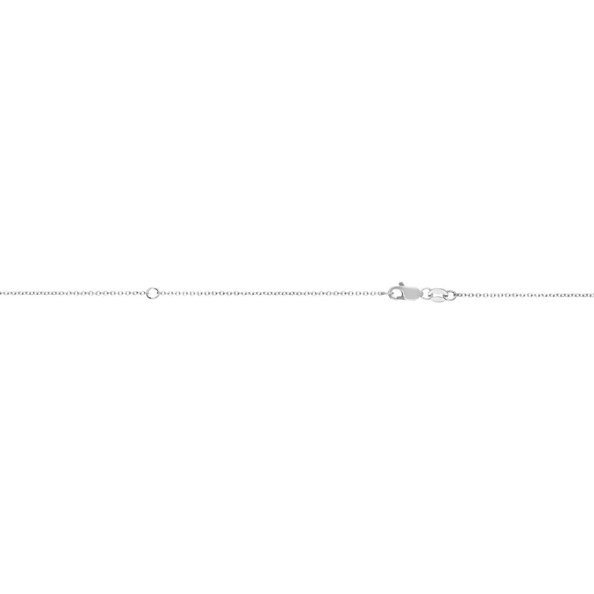 14K Gold 0.87mm Extendable Chain-White | Lobster