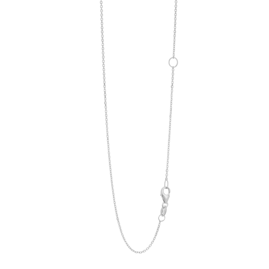 14K Gold 1.1mm Extendable Chain -White | Lobster
