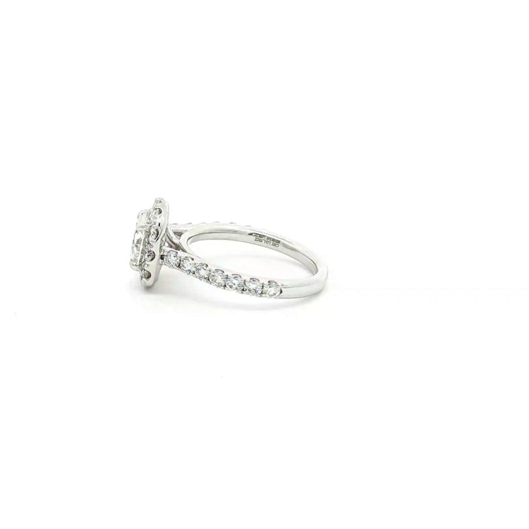 Classic White Gold Round Brilliant Diamond Engagement Ring