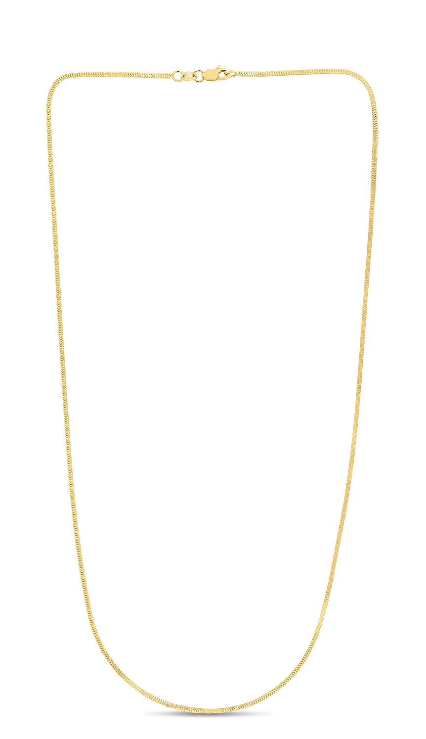 14K Gold 1.1mm Milano Chain -Yellow | Lobster